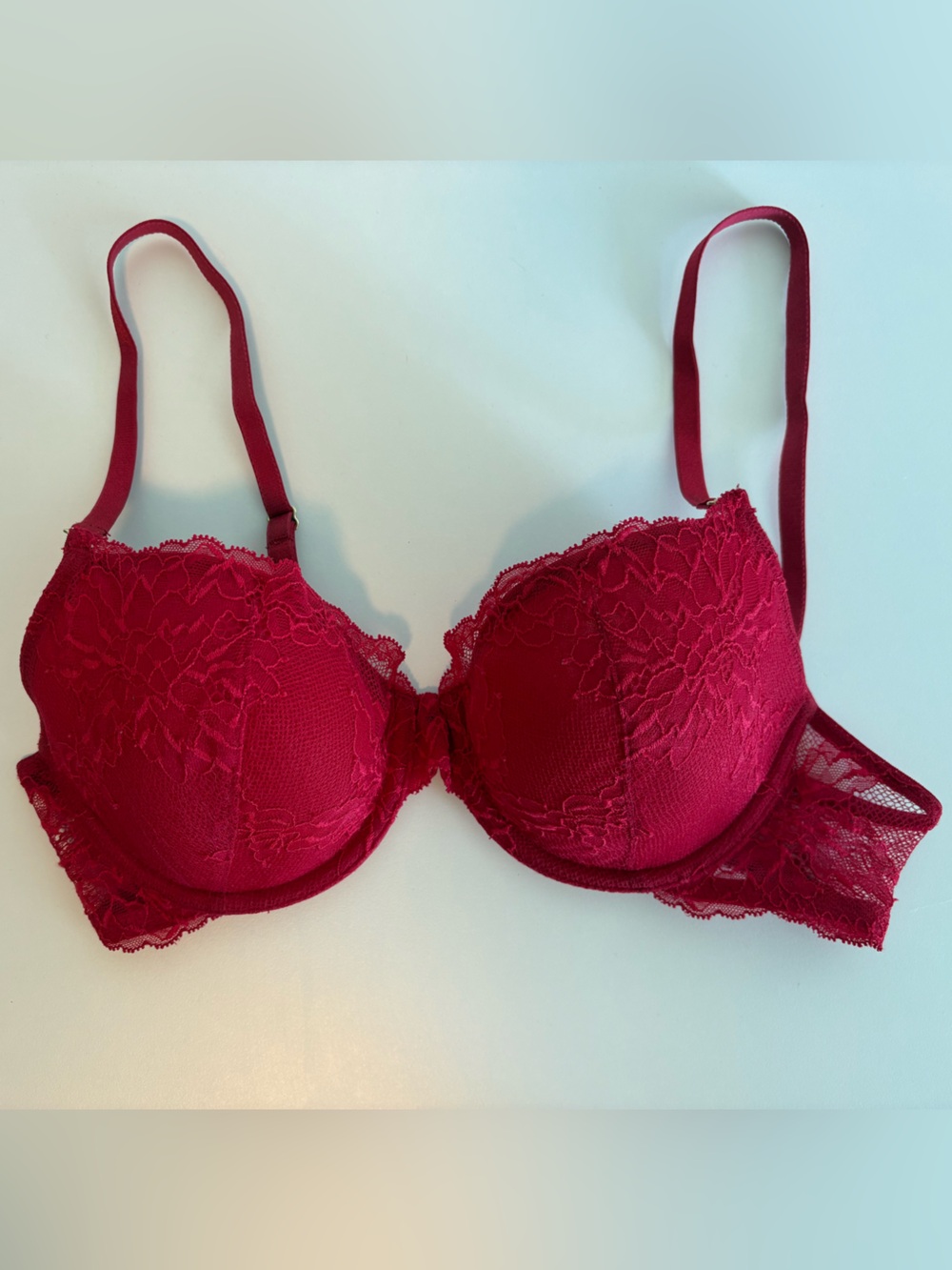 La Senza Red Lace Bra 34C